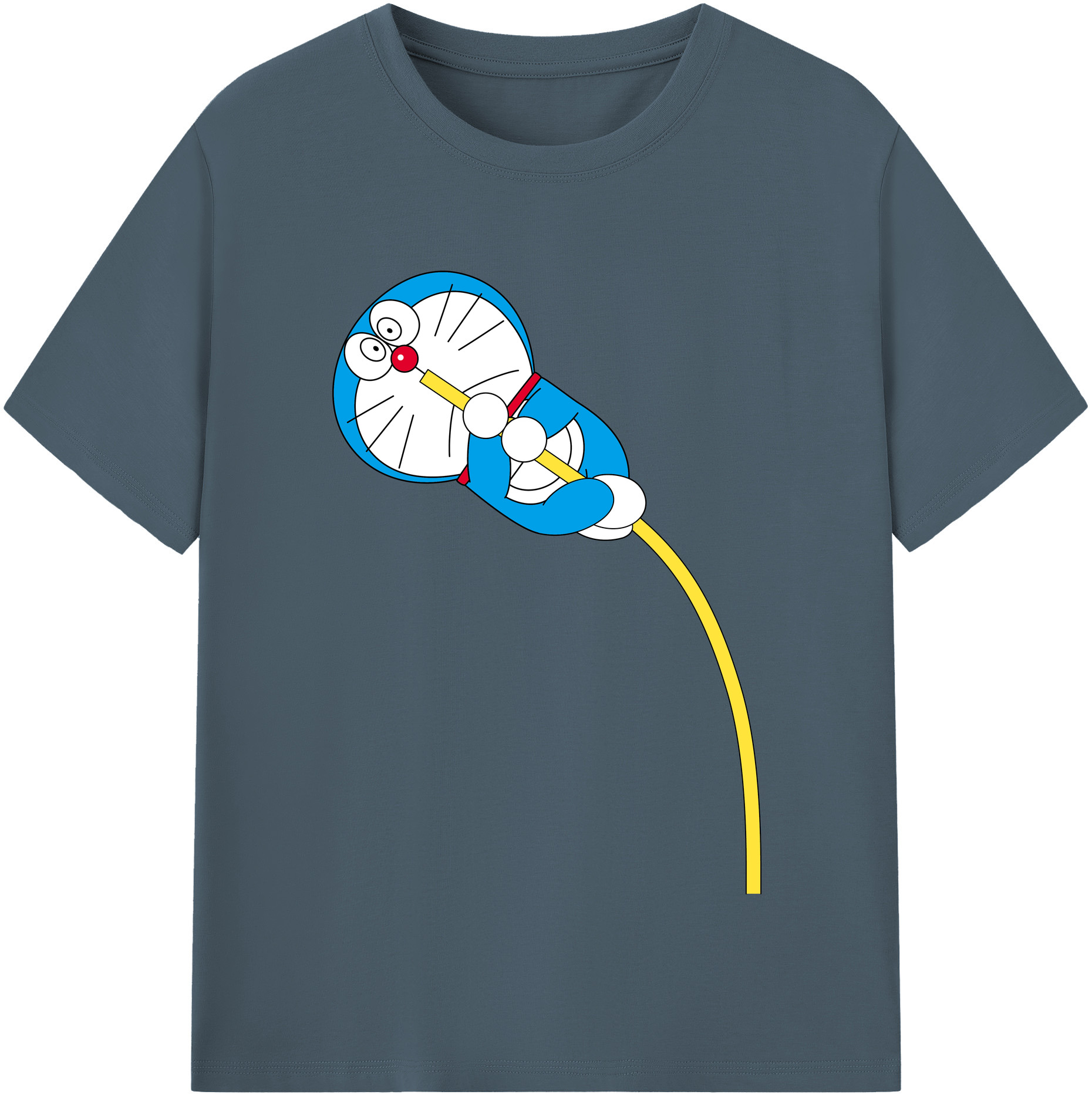 （画像用） ドラえもん Doraemon 綿100％半袖Tシャツ（フロントプリント）